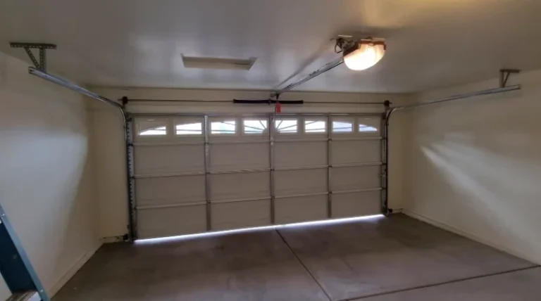 New garage door installation