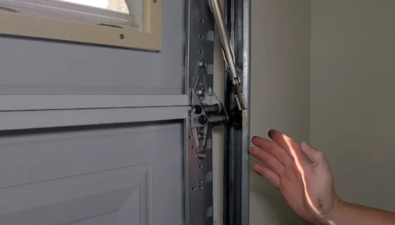 Emergency garage door repair technician